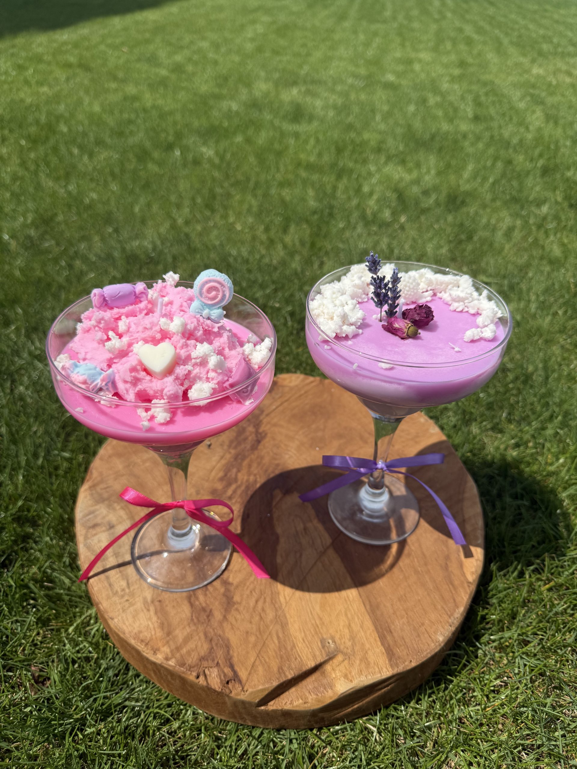 Восъчен Коктейл В Чаша - „Лавандулов Шприц“