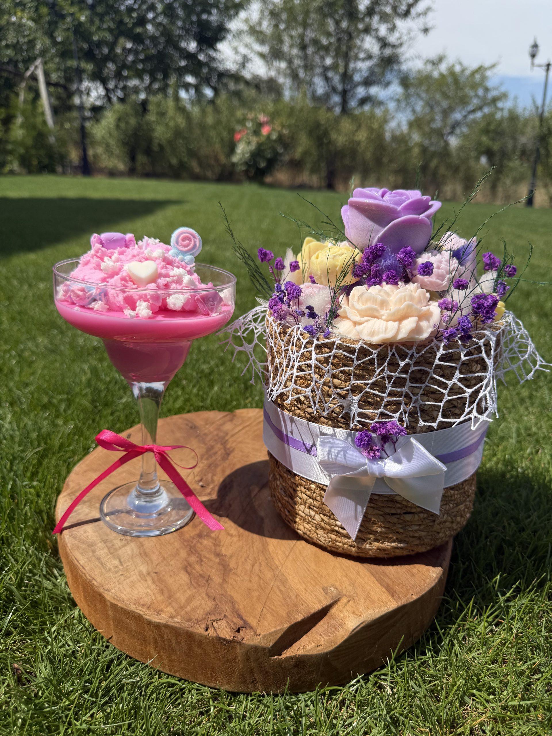 Восъчен Коктейл В Чаша - „Захарен Памук“